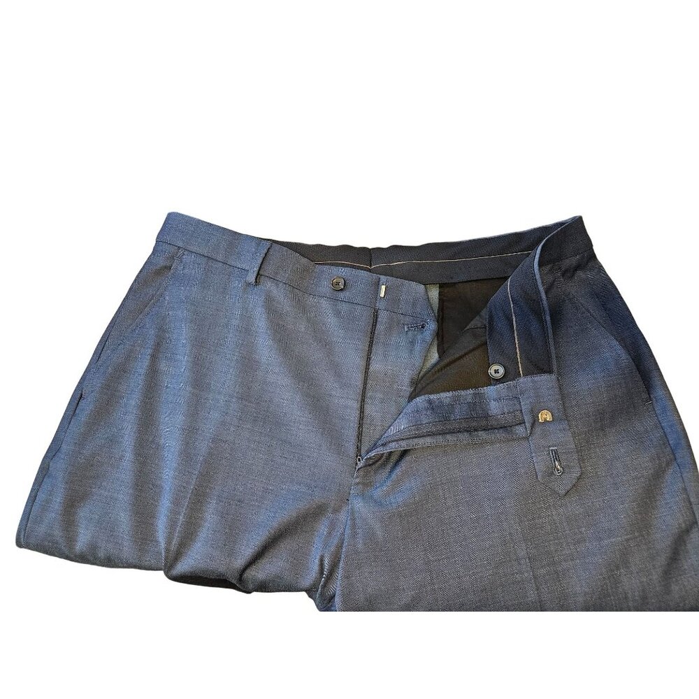 Jos. A. Bank Men Wool Blend Slim Fit Traveler Tech Pants 40R (38R) Hemmed 30.5"L - Picture 5 of 8